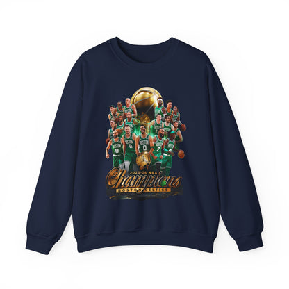 New Boston Celtics 2024 NBA Champions High Quality Unisex Heavy Blend™ Crewneck Sweatshirt