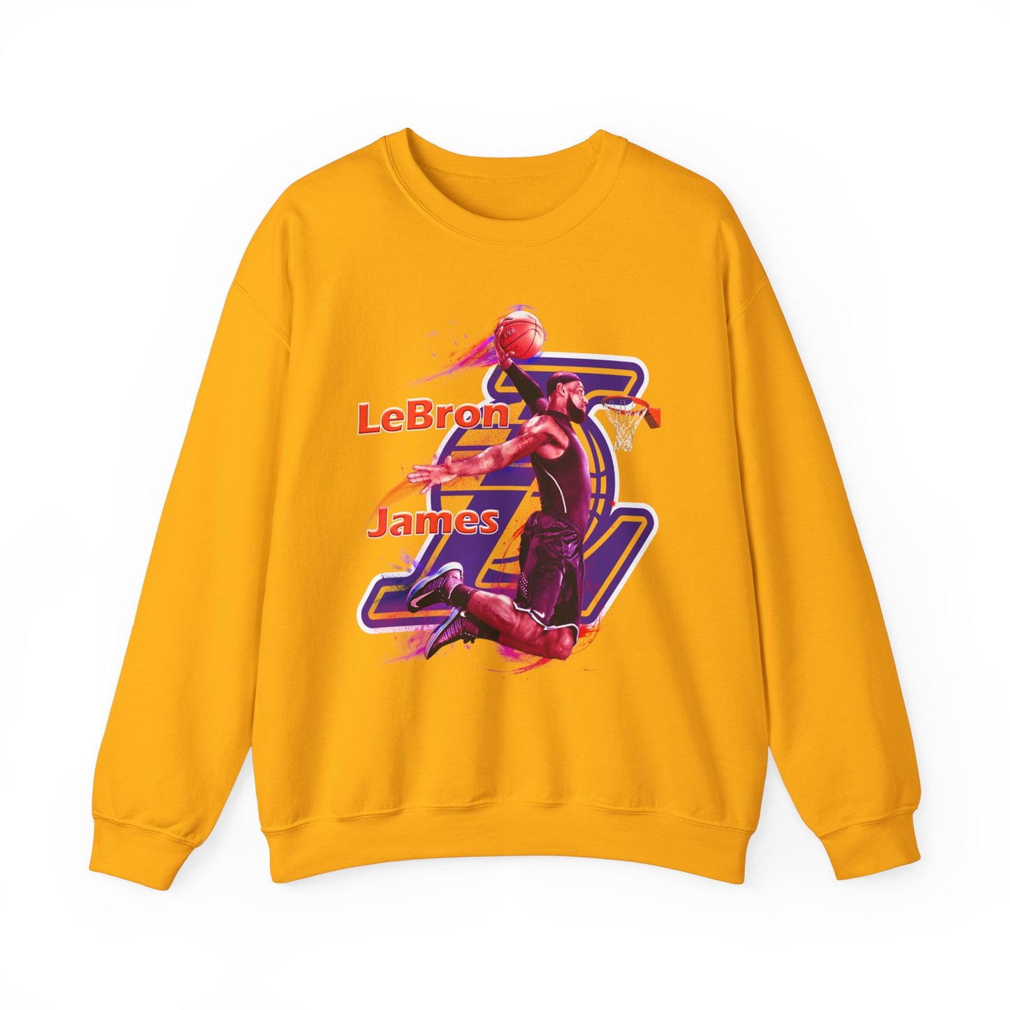 Los Angeles Lakers LeBron James High Quality Unisex Heavy Blend™ Crewneck Sweatshirt