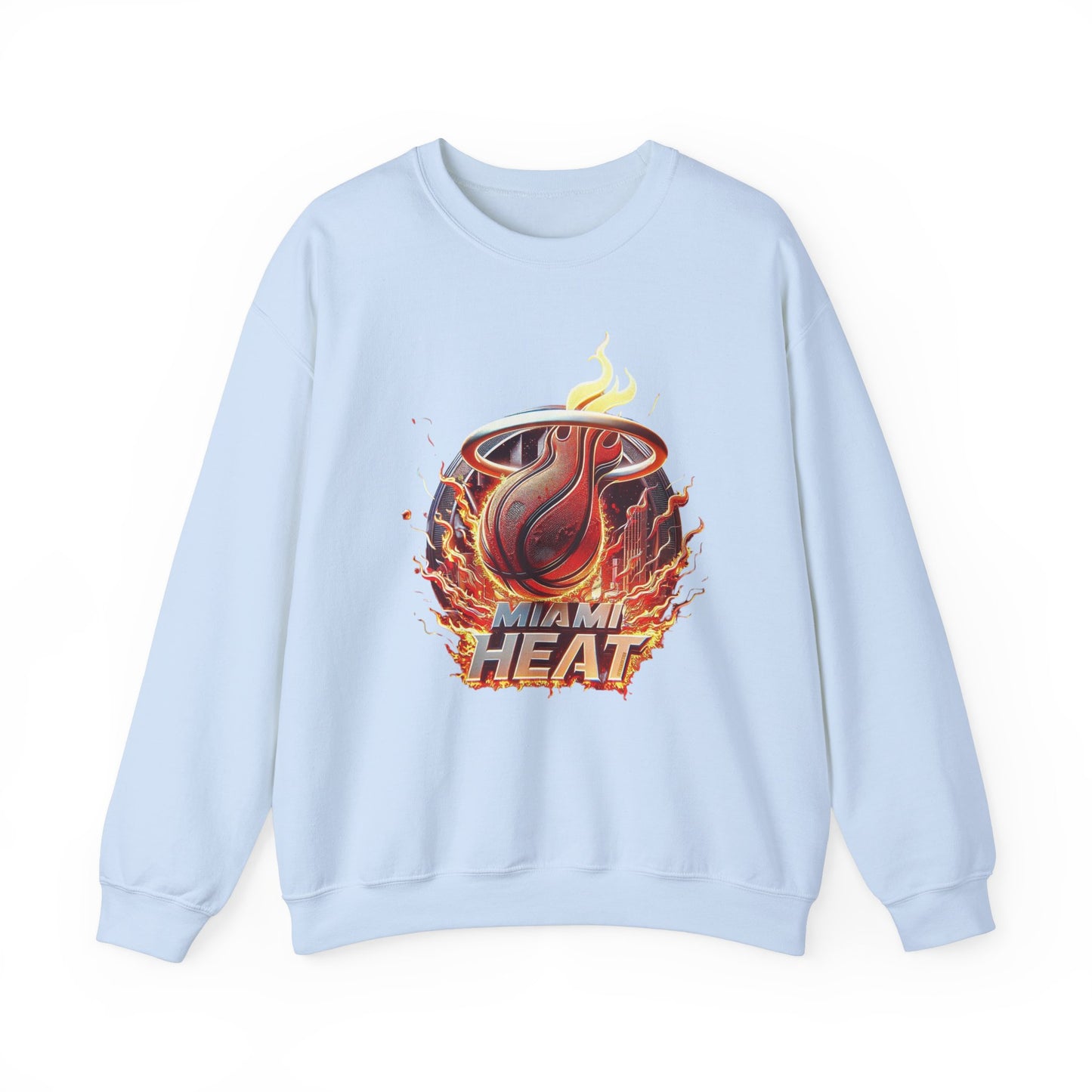 Miami Heat High Quality Unisex Heavy Blend™ Crewneck Sweatshirt