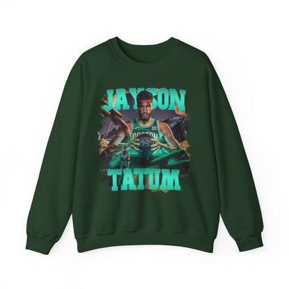 Boston Celtics Jaayson Ttum Artwork High Quality Unisex Heavy Blend™ Crewneck Sweatshirt
