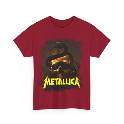 Metallica Black Snake High Quality Printed Unisex Heavy Cotton T-shirt