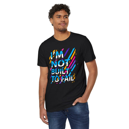 I'm Not Built To Fall High Quality Printed Unisex Heavy Cotton T-shirt