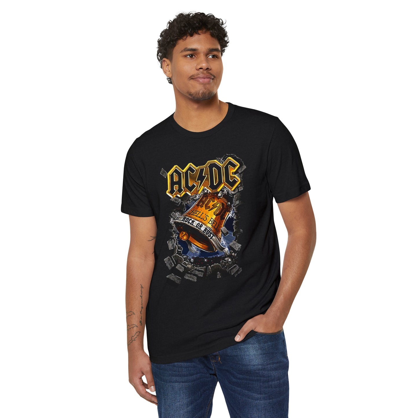 AC/DC High Quality Printed Unisex Heavy Cotton T-shirt