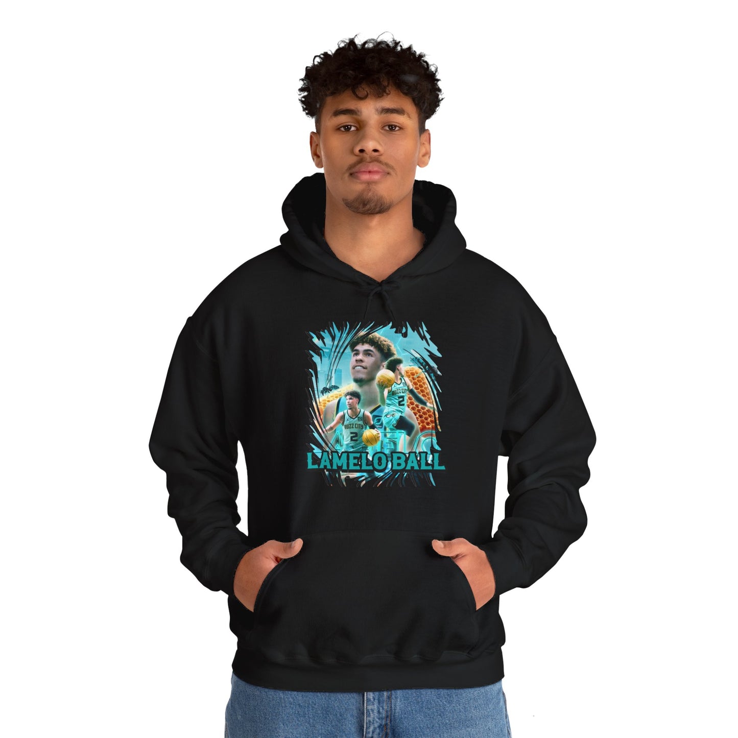 New Charlotte Hornets LaMelo Ball High Quality Unisex Heavy Blend™ Hoodie