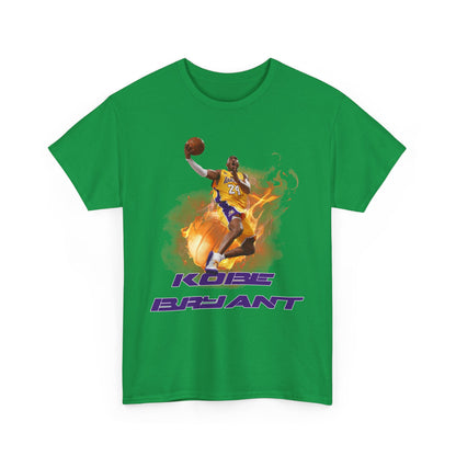 Los Angeles Lakers Kobe Bryant High Quality Printed Unisex Heavy Cotton T-Shirt