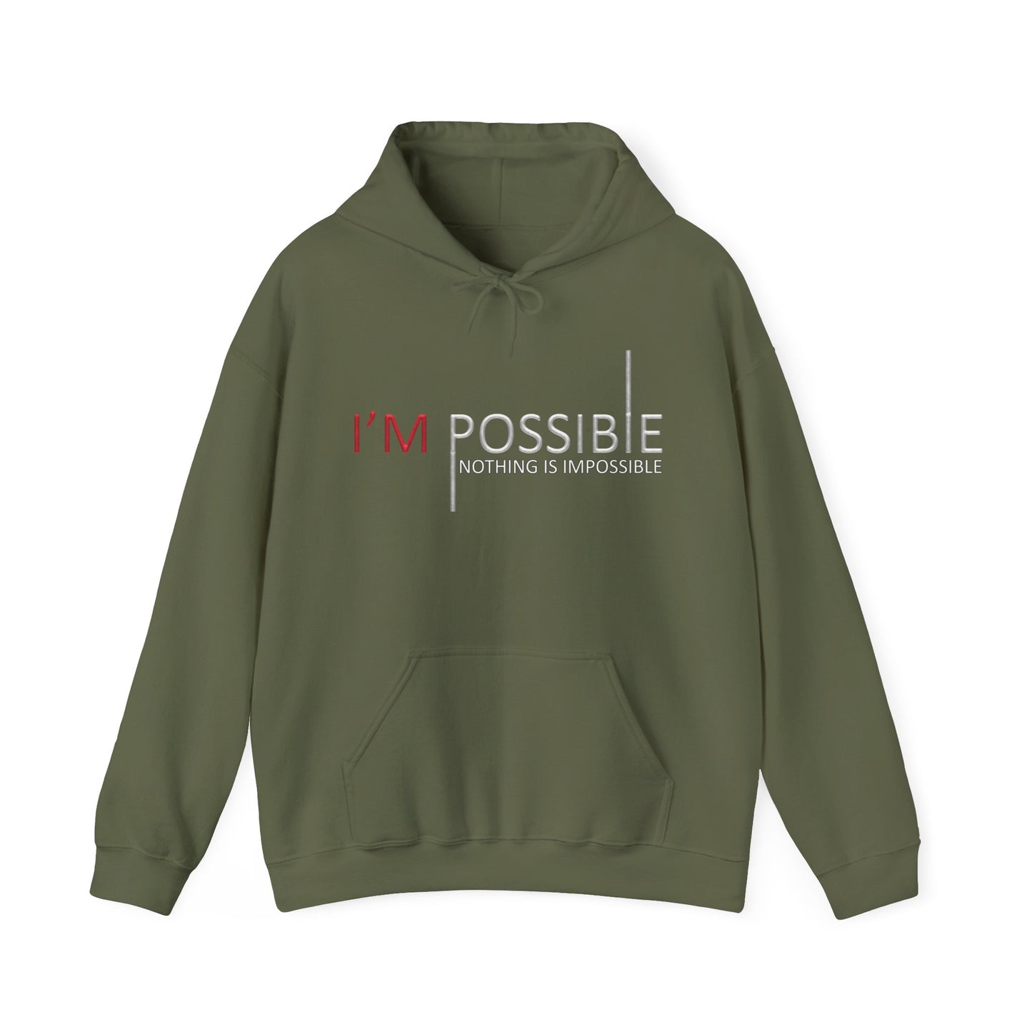 I'm Possible Nothing Is Impossible High Quality Unisex Heavy Blend™ Hoodie