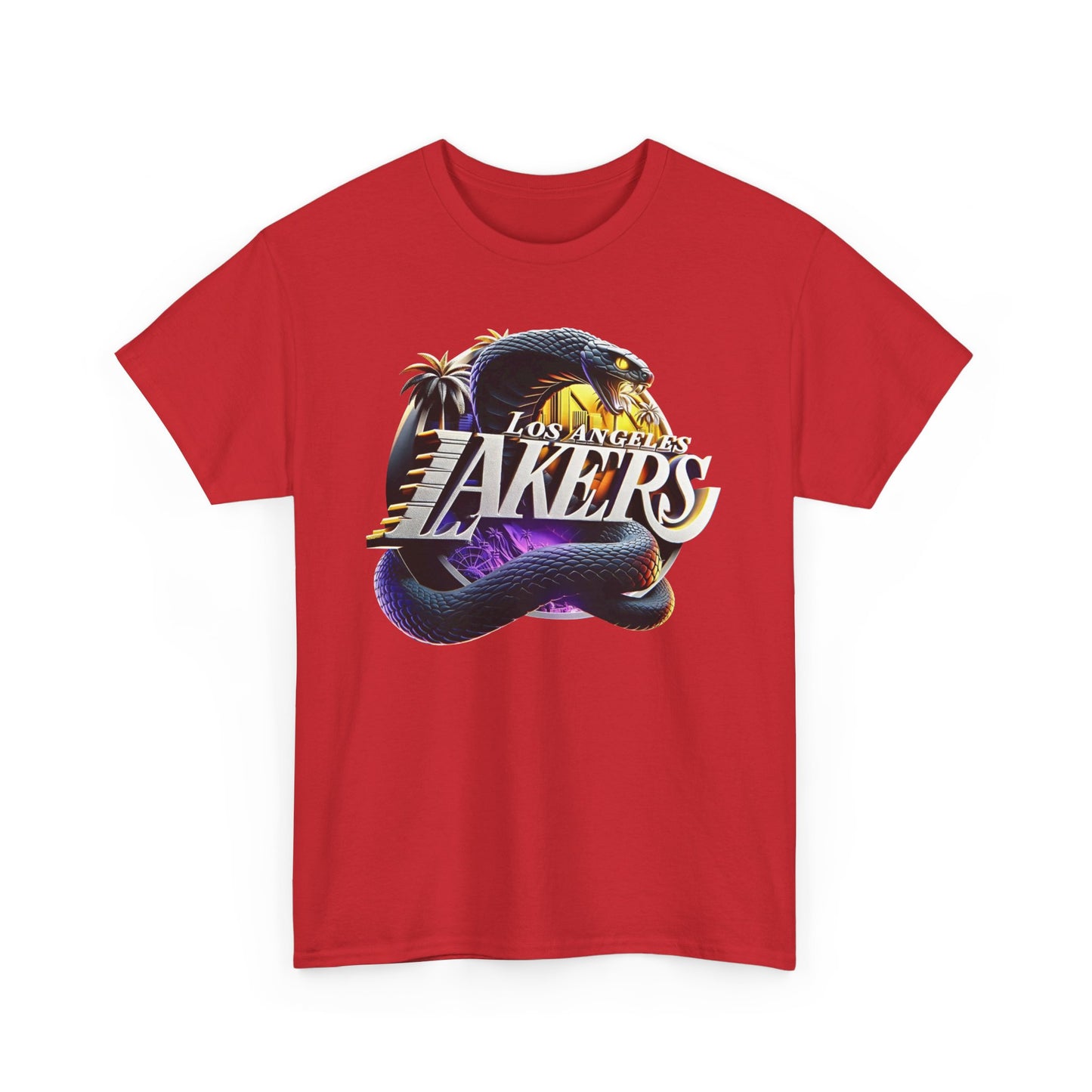 Brand New Los Angeles Lakers High Quality Printed Unisex Heavy Cotton T-shirt