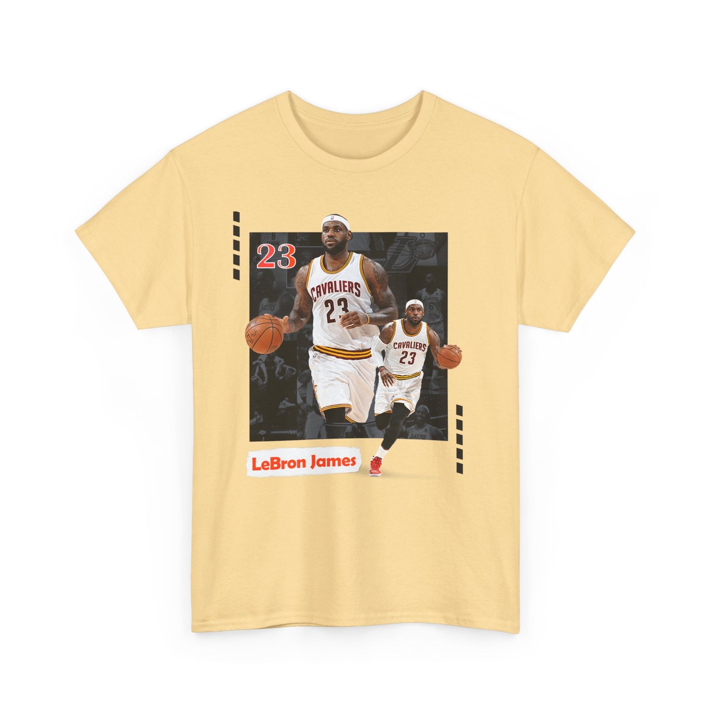 LeBron James Los Angeles Lakers High Quality Printed Unisex Heavy Cotton T-Shirt