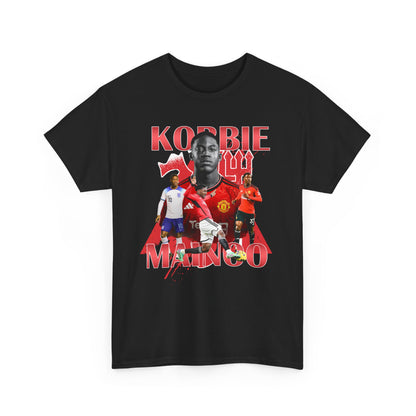 Manchester United Kobbie Mainoo High Quality Printed Unisex Heavy Cotton T-shirt