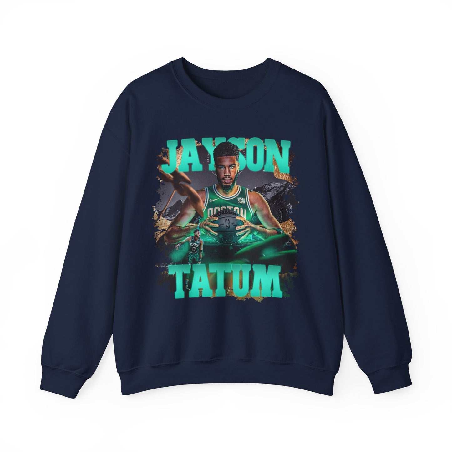 Boston Celtics Jaayson Ttum Artwork High Quality Unisex Heavy Blend™ Crewneck Sweatshirt