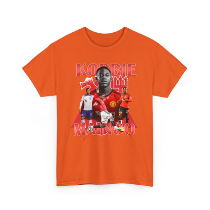 Manchester United Kobbie Mainoo High Quality Printed Unisex Heavy Cotton T-shirt