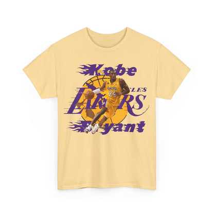 New Los Angeles Lakers Kobe Bryant High Quality Printed Unisex Heavy Cotton T-Shirt