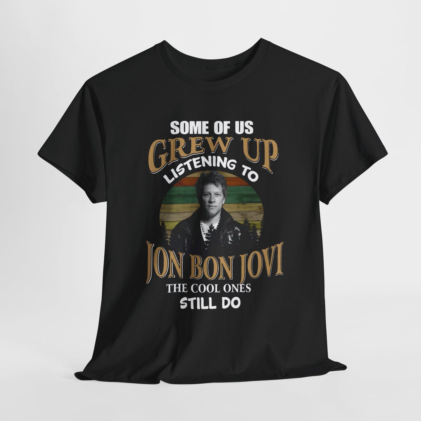 Jon Bon Jovi High Quality Printed Unisex Heavy Cotton T-shirt