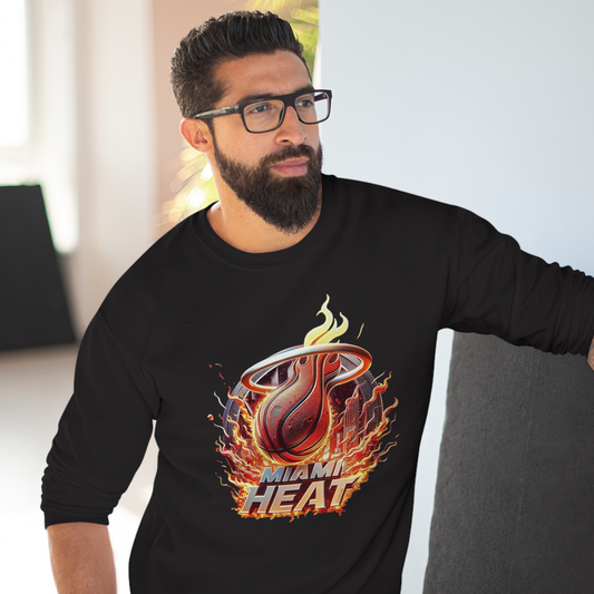 Miami Heat High Quality Unisex Heavy Blend™ Crewneck Sweatshirt