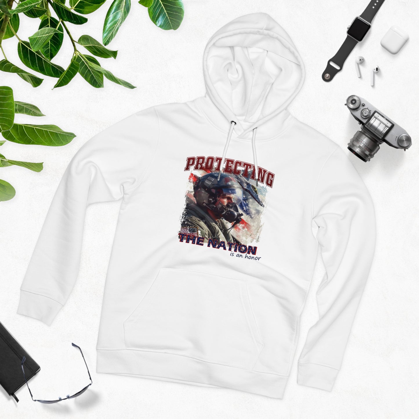 New Military Personnel 'Protecting the nation is an honor' High Quality Unisex Heavy Blend™ Hoodie