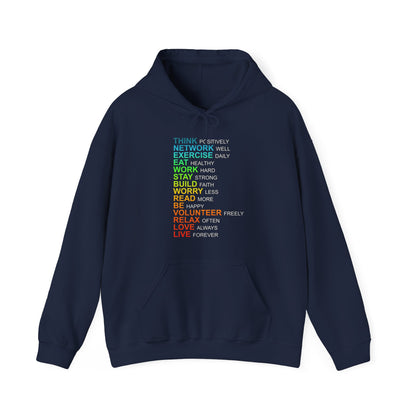 Think Positively High Quality Unisex Heavy Blend™ Hoodie