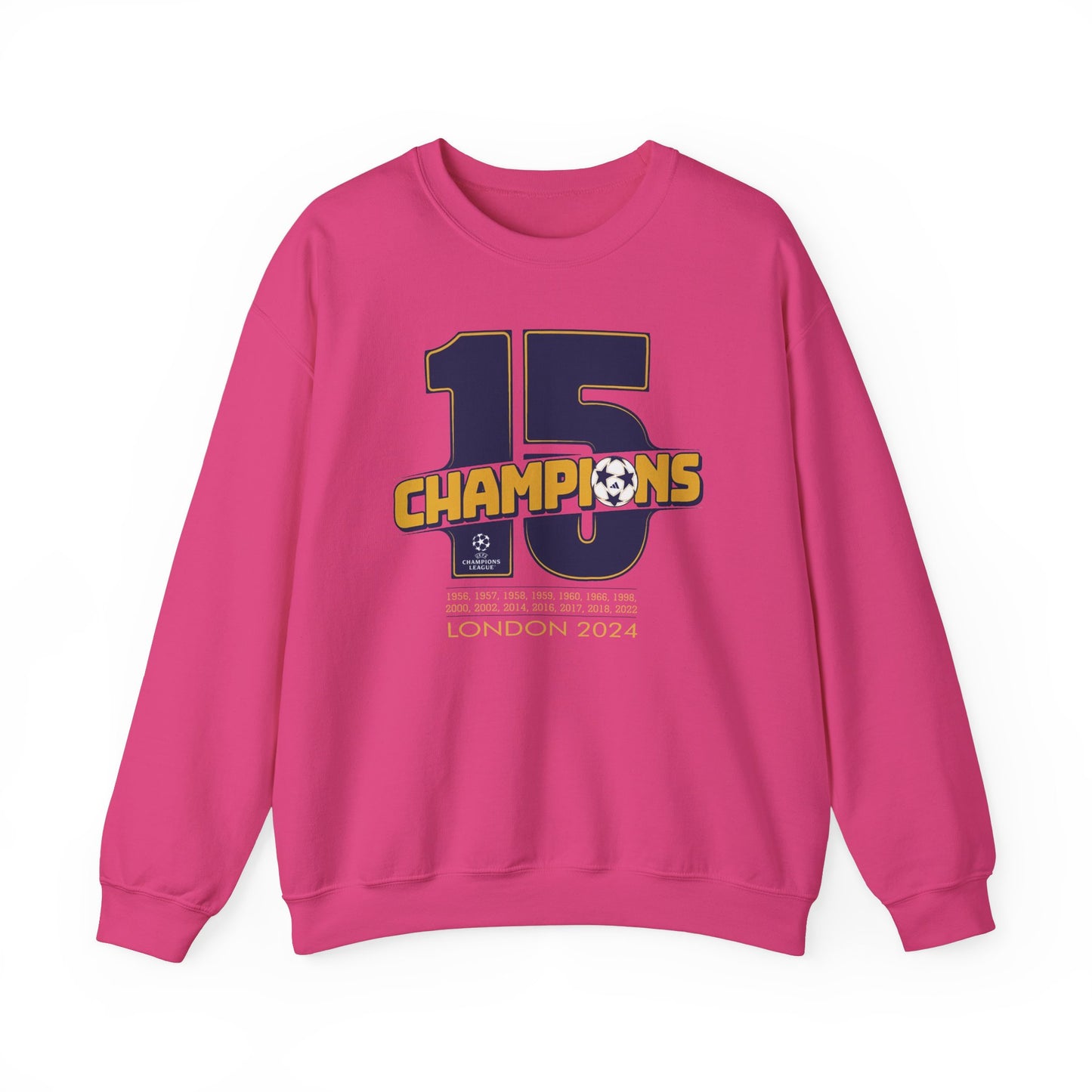 15th European Cup of Real Madrid High Quality Unisex Heavy Blend™ Crewneck Sweatshirt