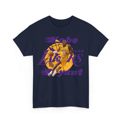 New Los Angeles Lakers Kobe Bryant High Quality Printed Unisex Heavy Cotton T-Shirt