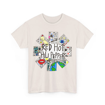 The Red Hot Chilli Pepper High Quality Printed Unisex Heavy Cotton T-shirt