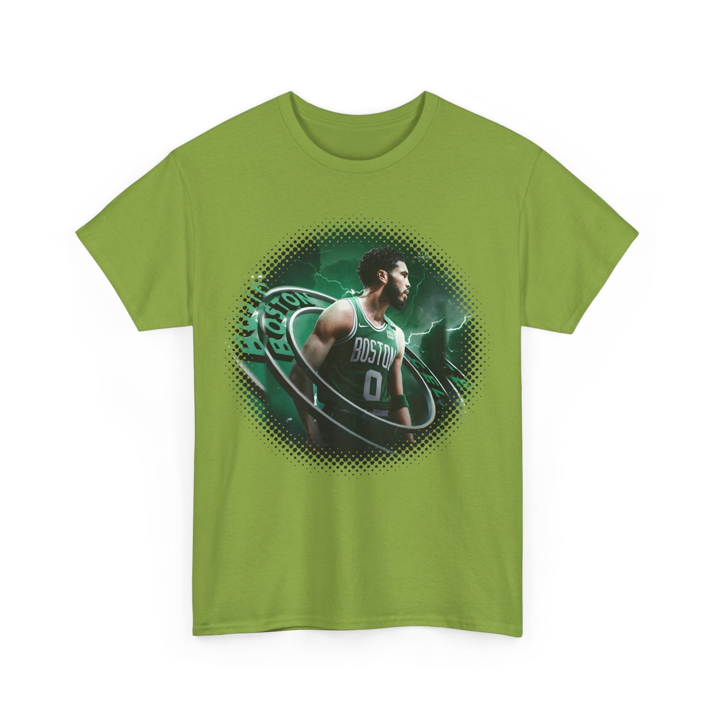 New Boston Celtics Jayson Tatum High Quality Printed Unisex Heavy Cotton T-shirt