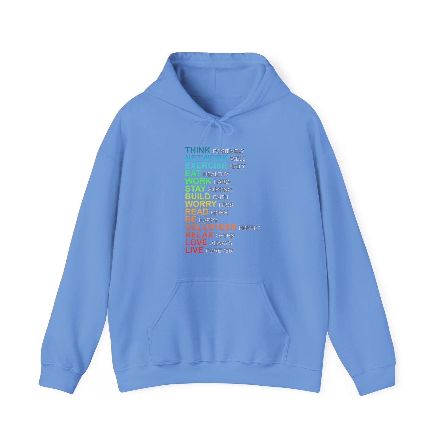 Think Positively High Quality Unisex Heavy Blend™ Hoodie