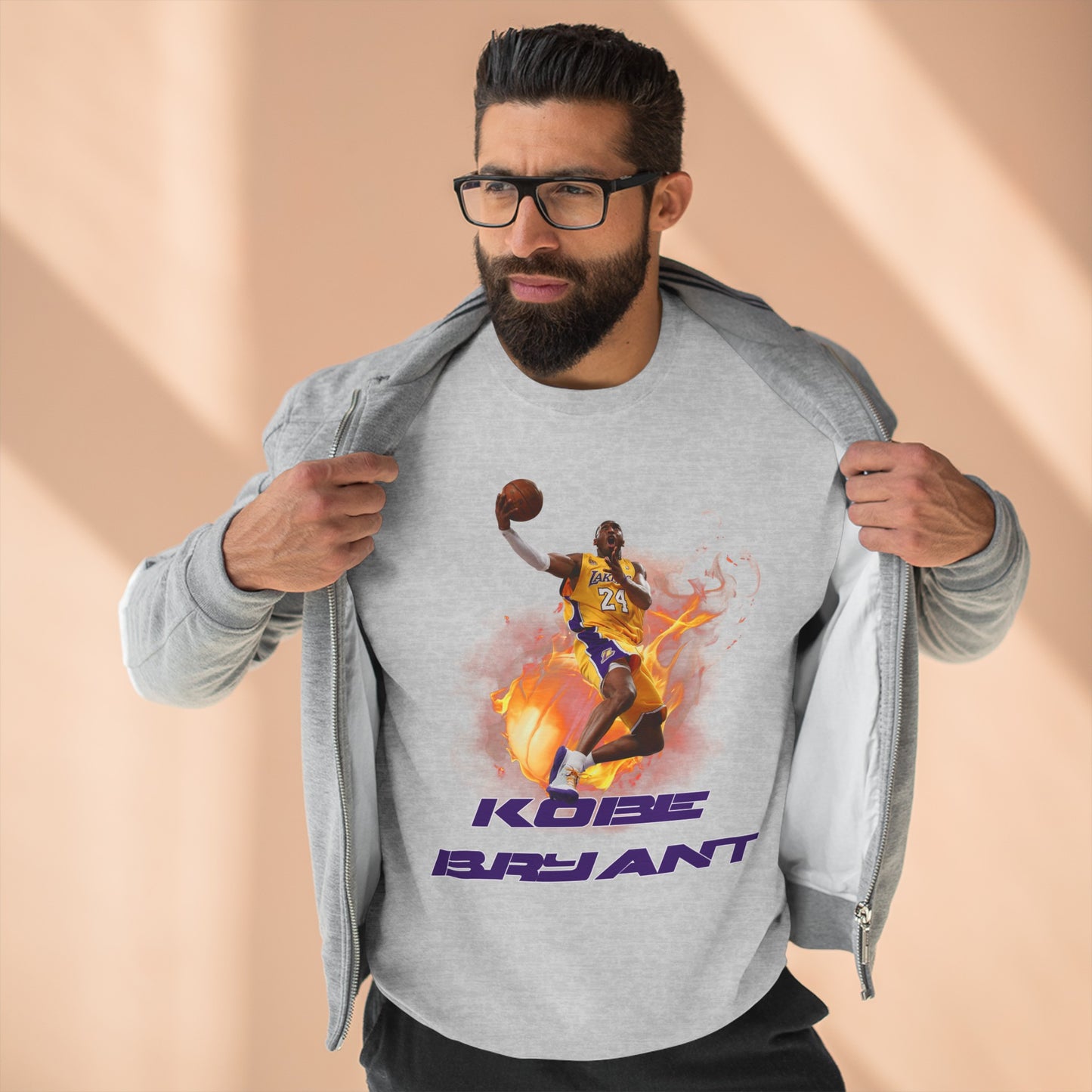 Los Angeles Lakers Kobe Bryant High Quality Unisex Heavy Blend™ Crewneck Sweatshirt