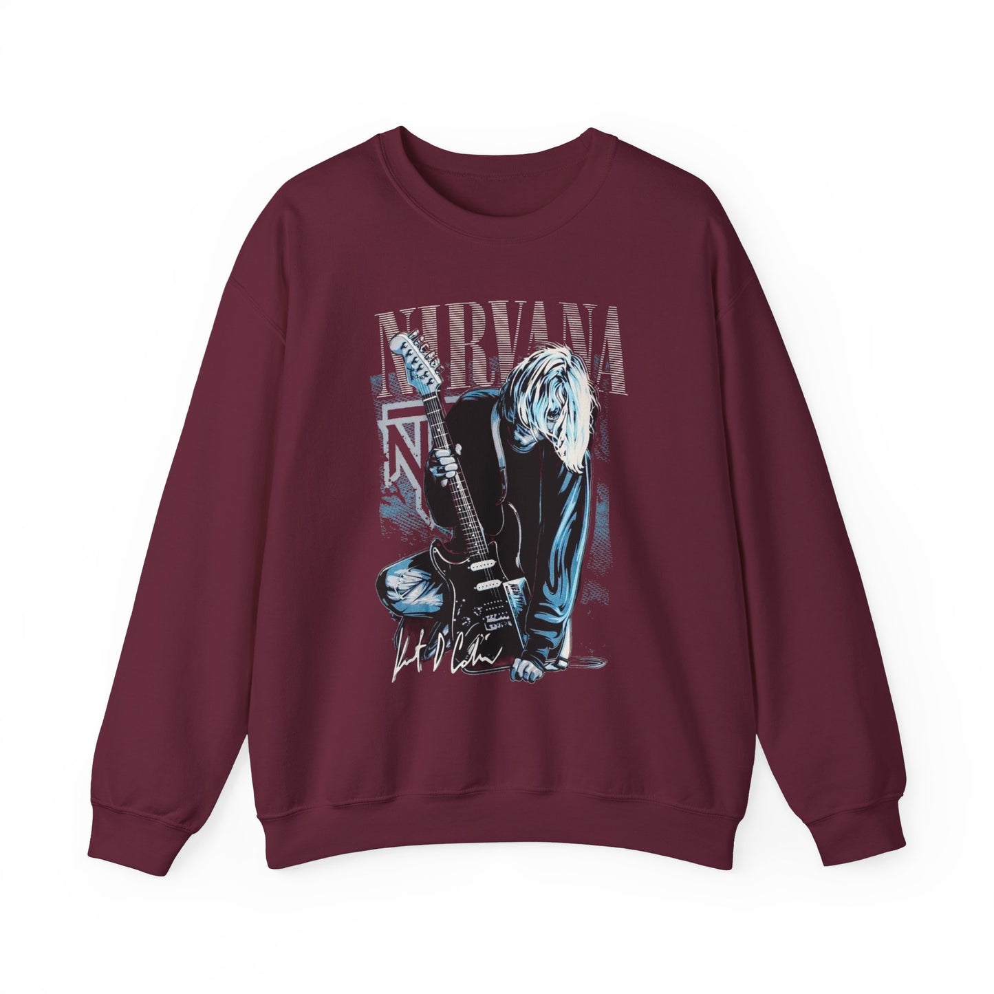 Kurt Cobain Nirvana High Quality Unisex Heavy Blend™ Crewneck Sweatshirt