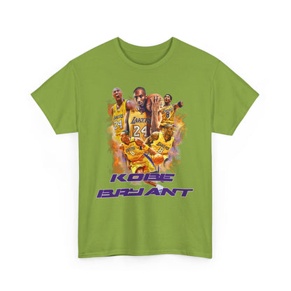 Los Angeles Lakers Legend Kobe Bryant High Quality Printed Unisex Heavy Cotton T-Shirt