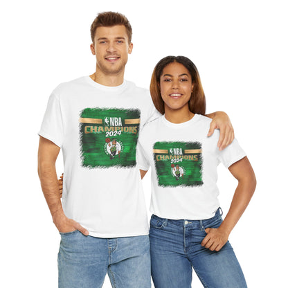 Boston Celtics The NBA Champions 2024 High Quality Printed Unisex Heavy Cotton T-shirt