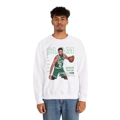 Boston Celtics Jayson Tatum Coming for the Throne High Quality Unisex Heavy Blend™ Crewneck Sweatshirt