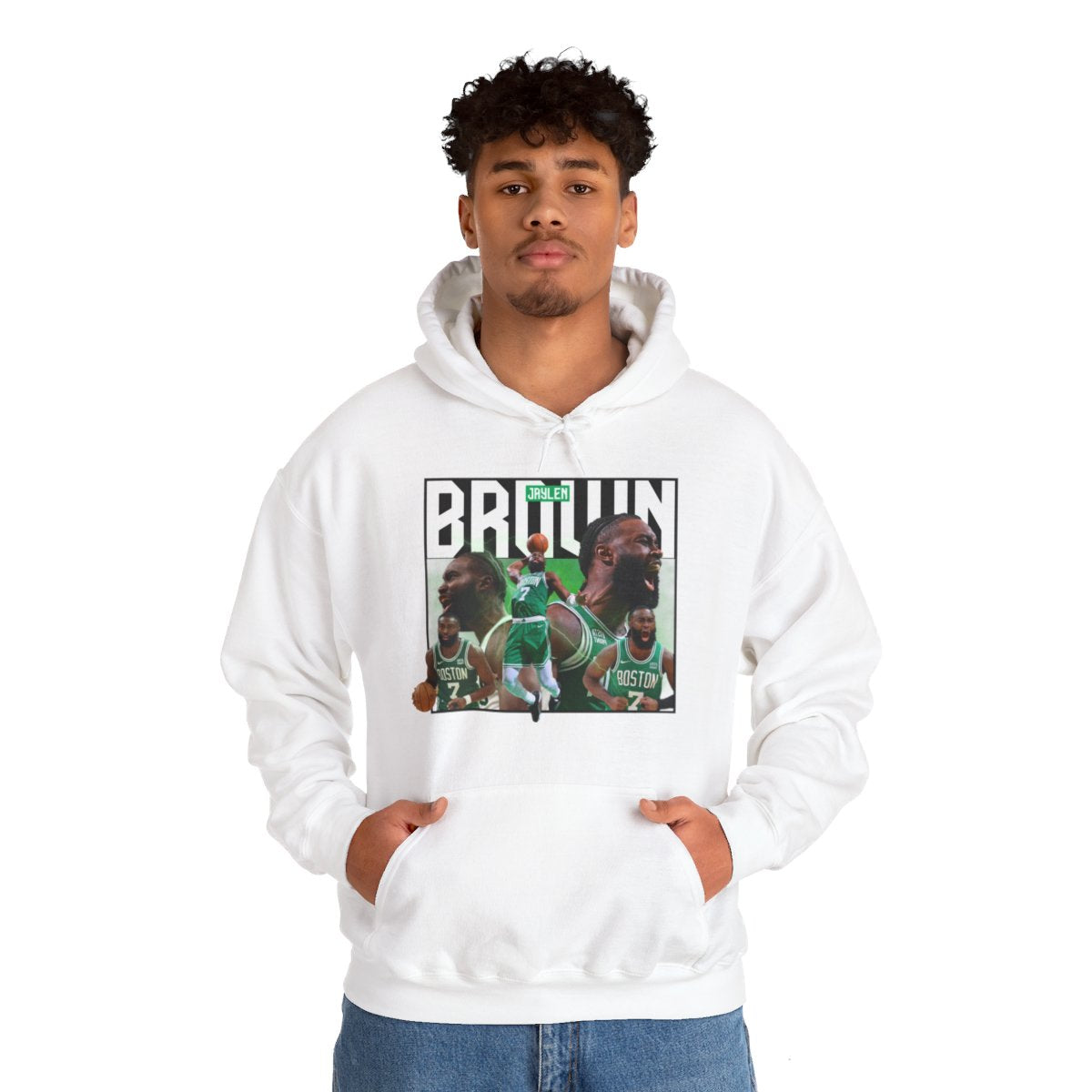 Boston Celtics Jaylen Brown High Quality Unisex Heavy Blend™ Hoodie