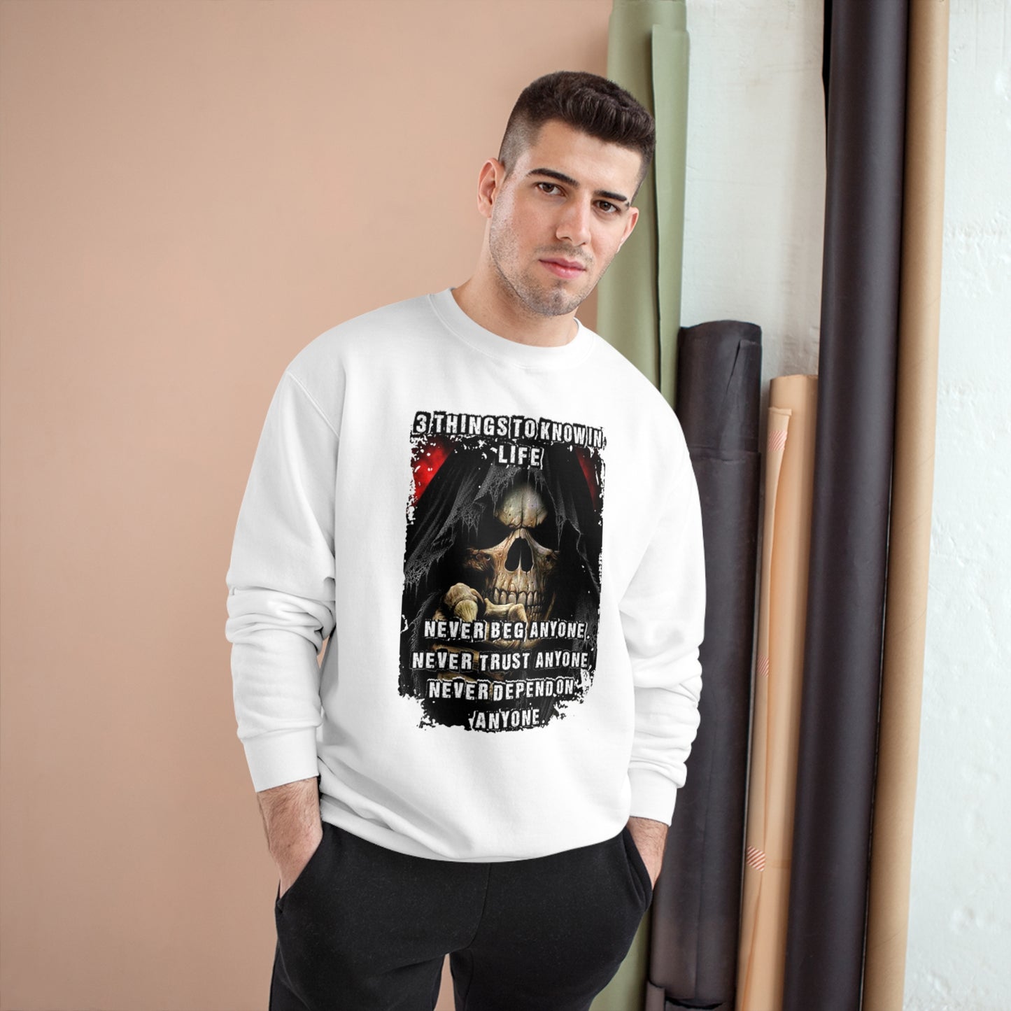 3 Things To Know In Life High Quality Unisex Heavy Blend™ Crewneck Sweatshirt