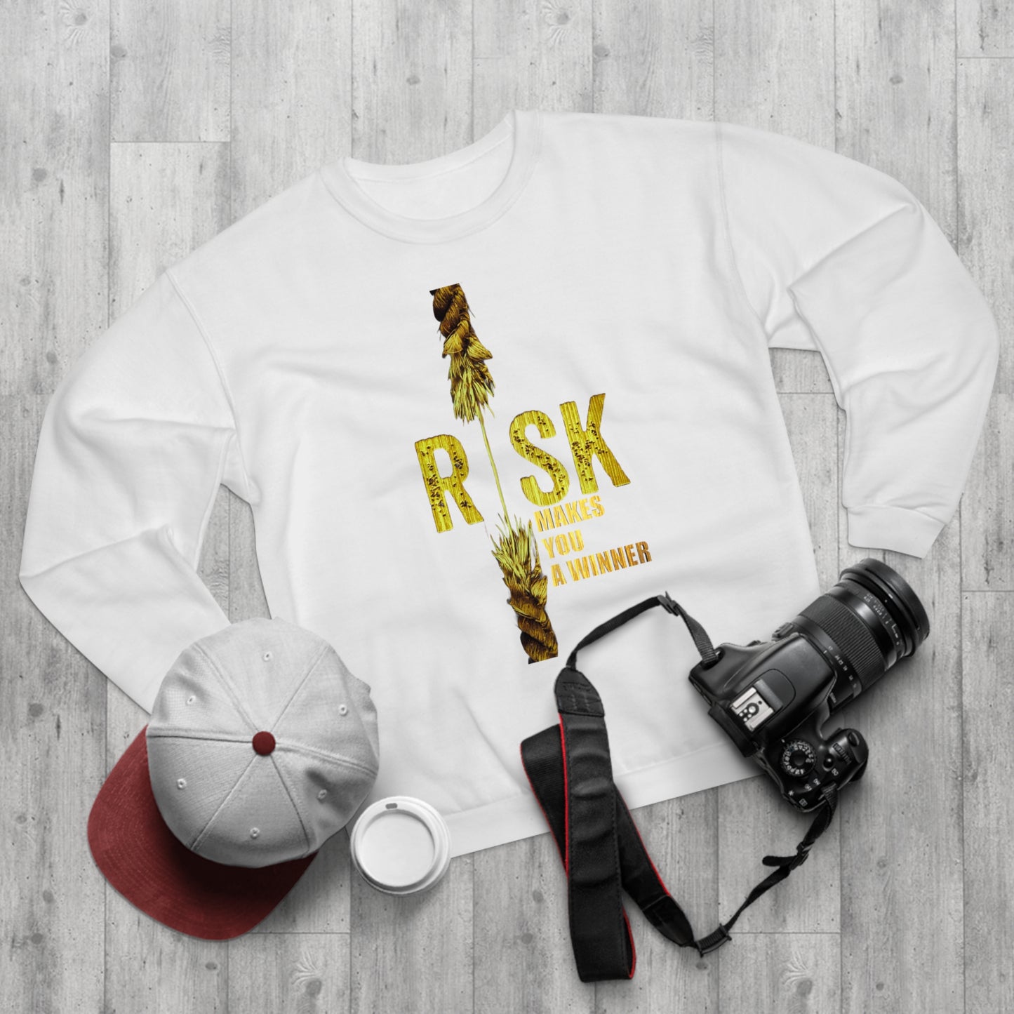 Risk Makes You A Winner High Quality Unisex Heavy Blend™ Crewneck Sweatshirt