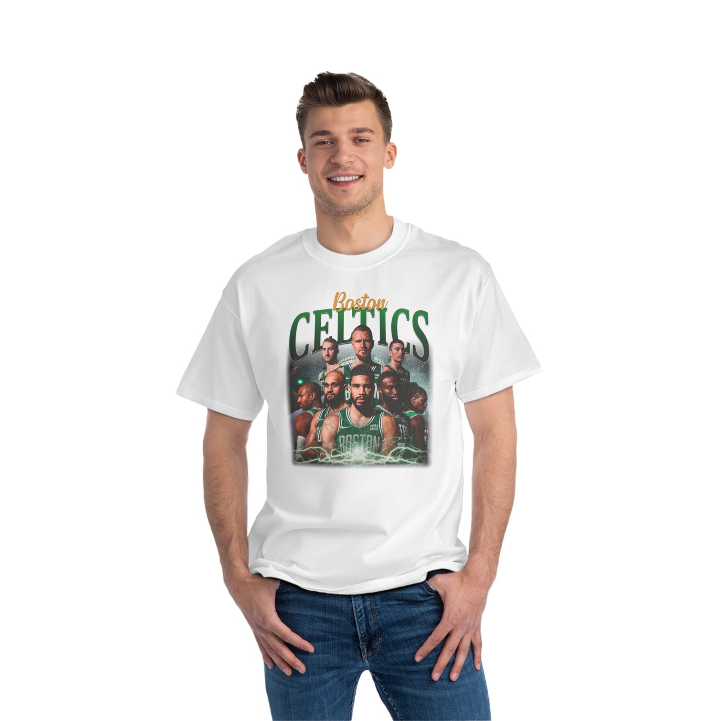 Brand New Boston Celtics High Quality Printed Unisex Heavy Cotton T-shirt