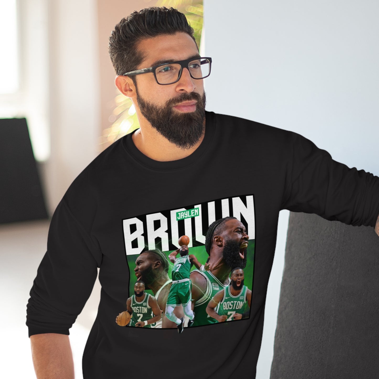 Boston Celtics Jaylen Brown High Quality Unisex Heavy Blend™ Crewneck Sweatshirt