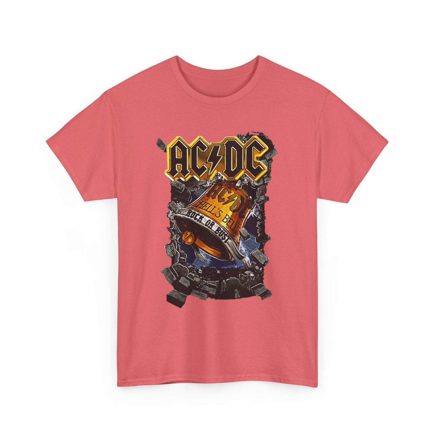 AC/DC High Quality Printed Unisex Heavy Cotton T-shirt