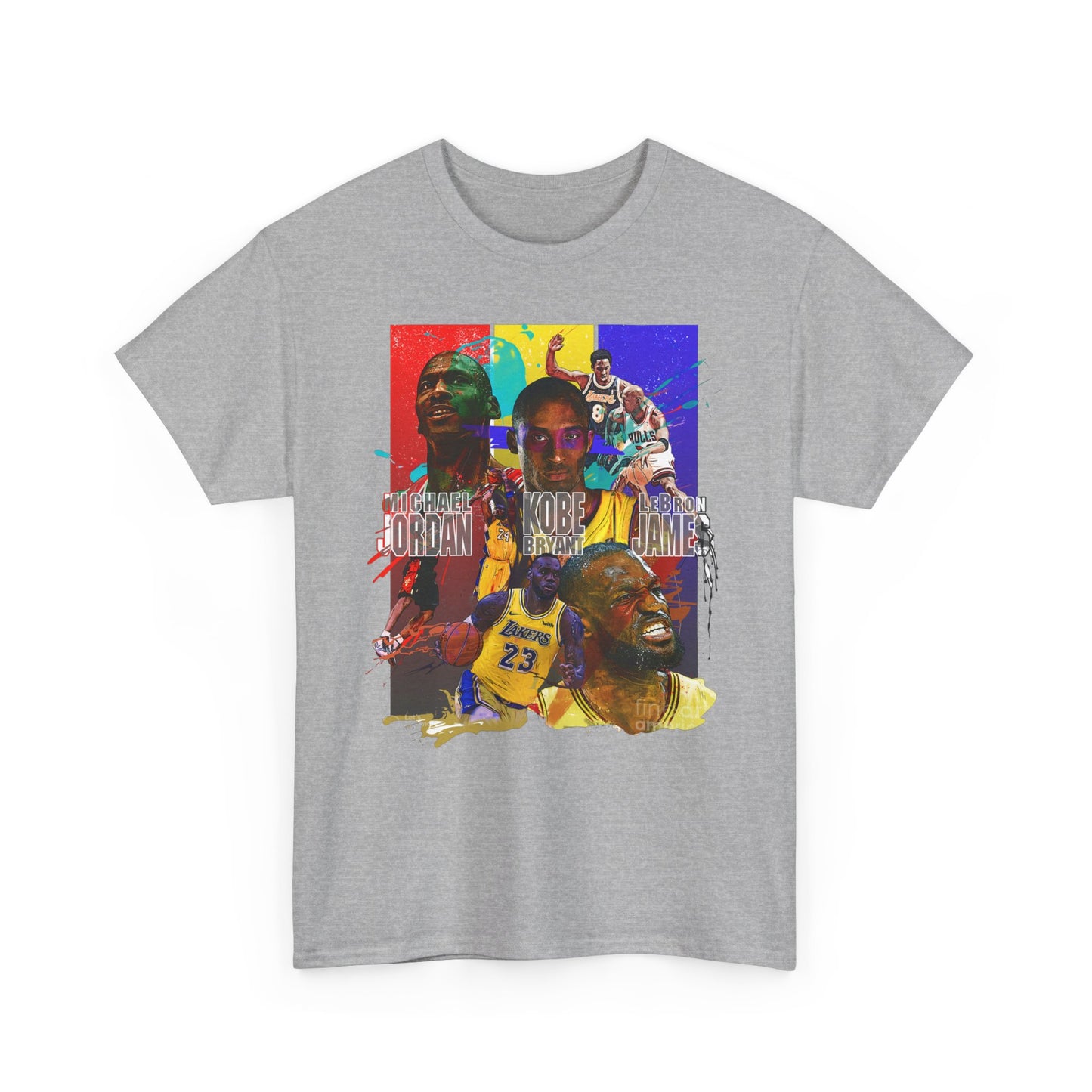 New Los Angeles Lakers High Quality Printed Unisex Heavy Cotton T-Shirt