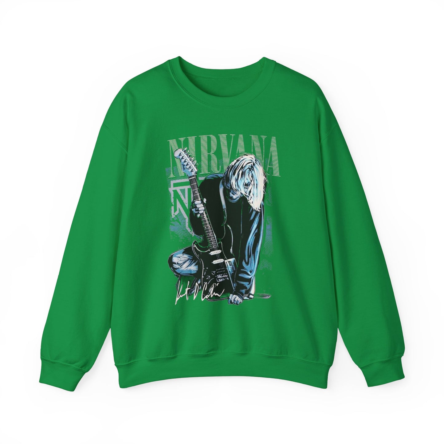 Kurt Cobain Nirvana High Quality Unisex Heavy Blend™ Crewneck Sweatshirt