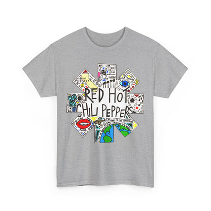 The Red Hot Chilli Pepper High Quality Printed Unisex Heavy Cotton T-shirt