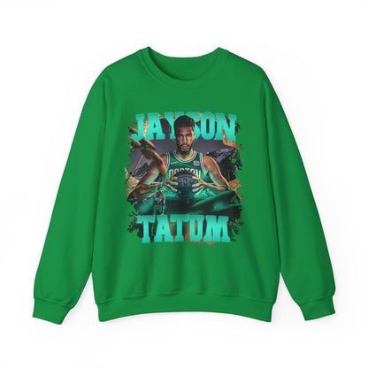 Boston Celtics Jaayson Ttum Artwork High Quality Unisex Heavy Blend™ Crewneck Sweatshirt