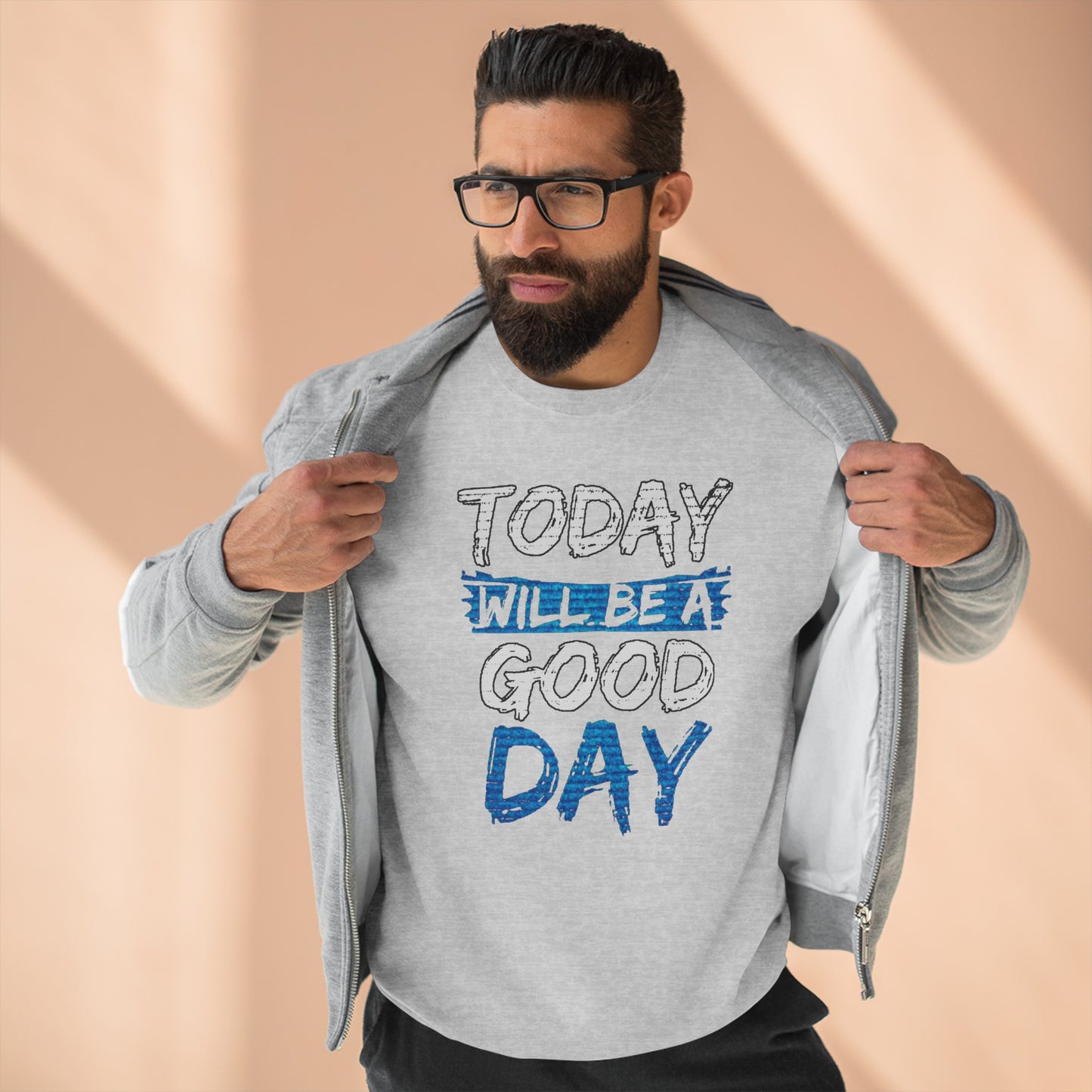 Today Will Be A Good Day High Quality Unisex Heavy Blend™ Crewneck Sweatshirt