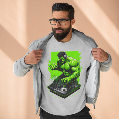 Funny DJ Hulk High Quality Unisex Heavy Blend™ Crewneck Sweatshirt