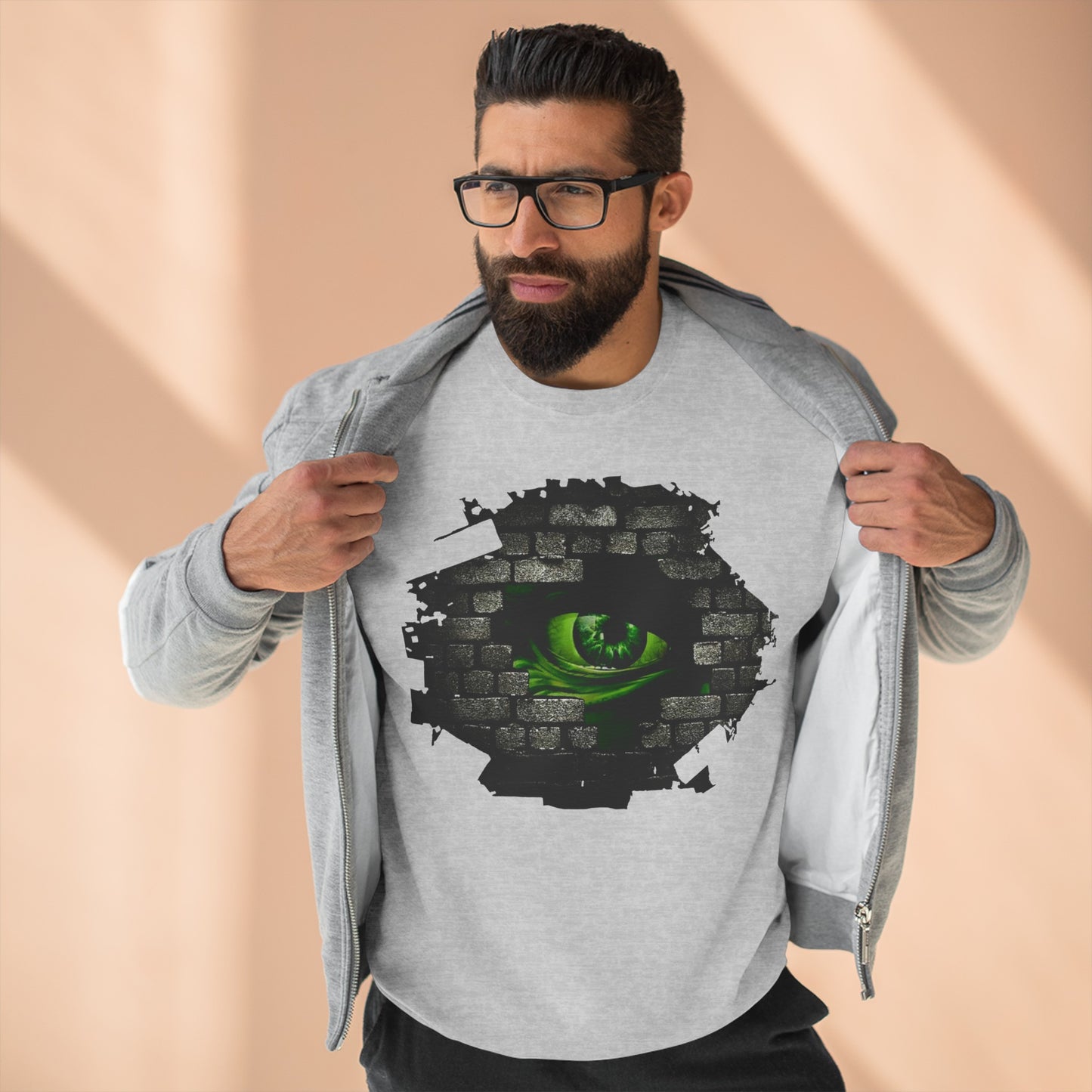 Hulk Is Seeing You High Quality Unisex Heavy Blend™ Crewneck Sweatshirt