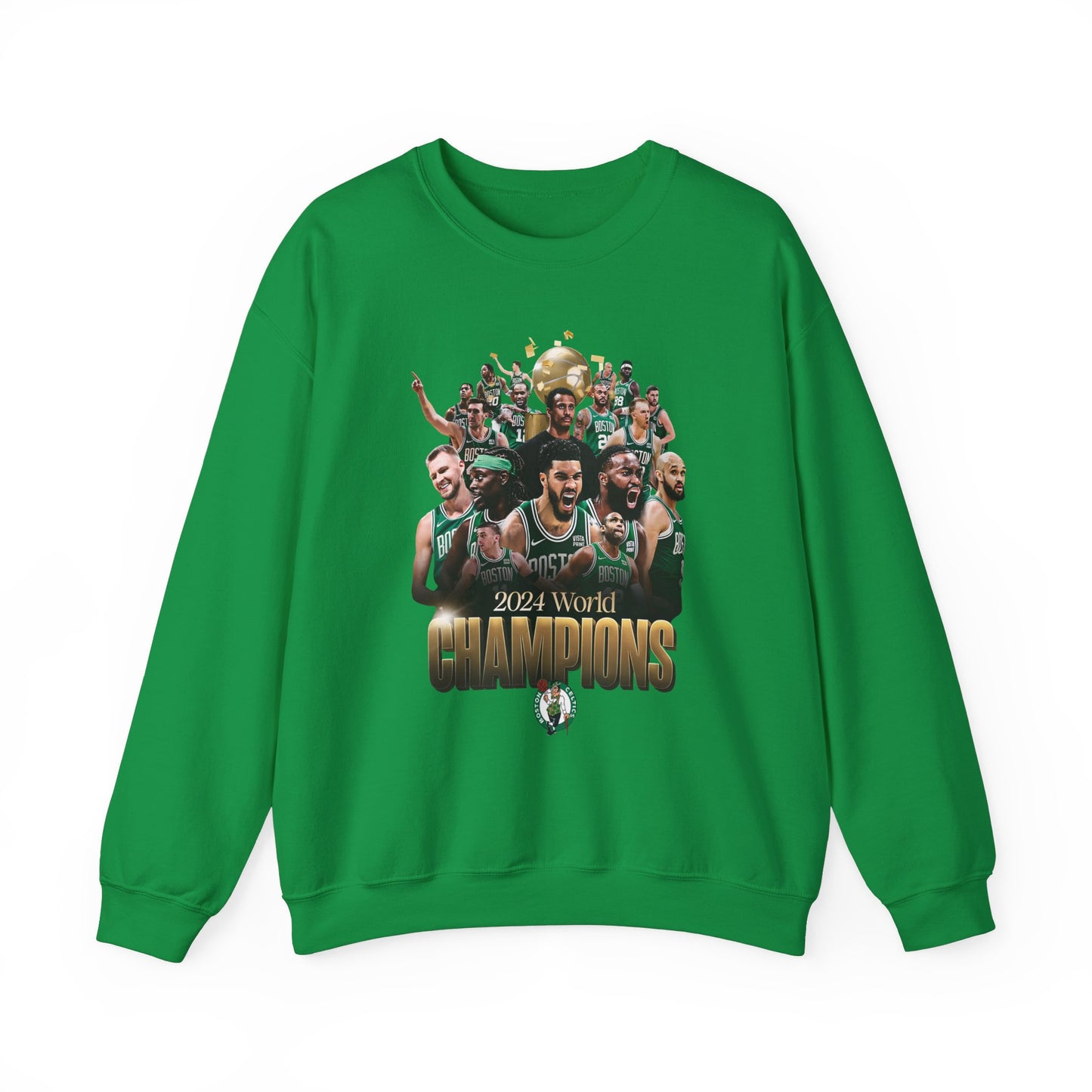 Boston Celtics 2024 World Champions High Quality Unisex Heavy Blend™ Crewneck Sweatshirt