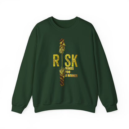 Risk Makes You A Winner High Quality Unisex Heavy Blend™ Crewneck Sweatshirt