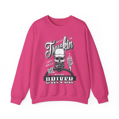 Keep On Truckin High Quality Unisex Heavy Blend™ Crewneck Sweatshirt