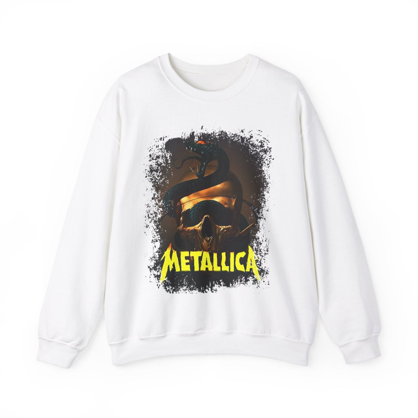 Metallica Black Snake High Quality Unisex Heavy Blend™ Crewneck Sweatshirt