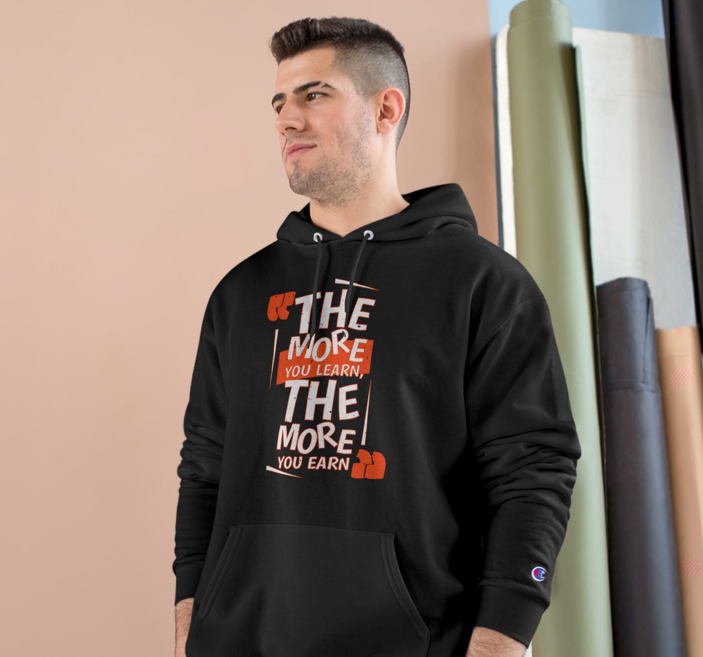 The More You Learn The More Your Earn High Quality Unisex Heavy Blend™ Hoodie