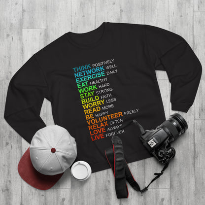 Think Positively High Quality Unisex Heavy Blend™ Crewneck Sweatshirt