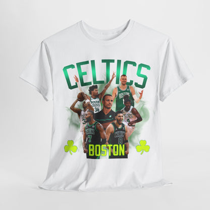 Boston Celtics Champions High Quality Printed Unisex Heavy Cotton T-shirt
